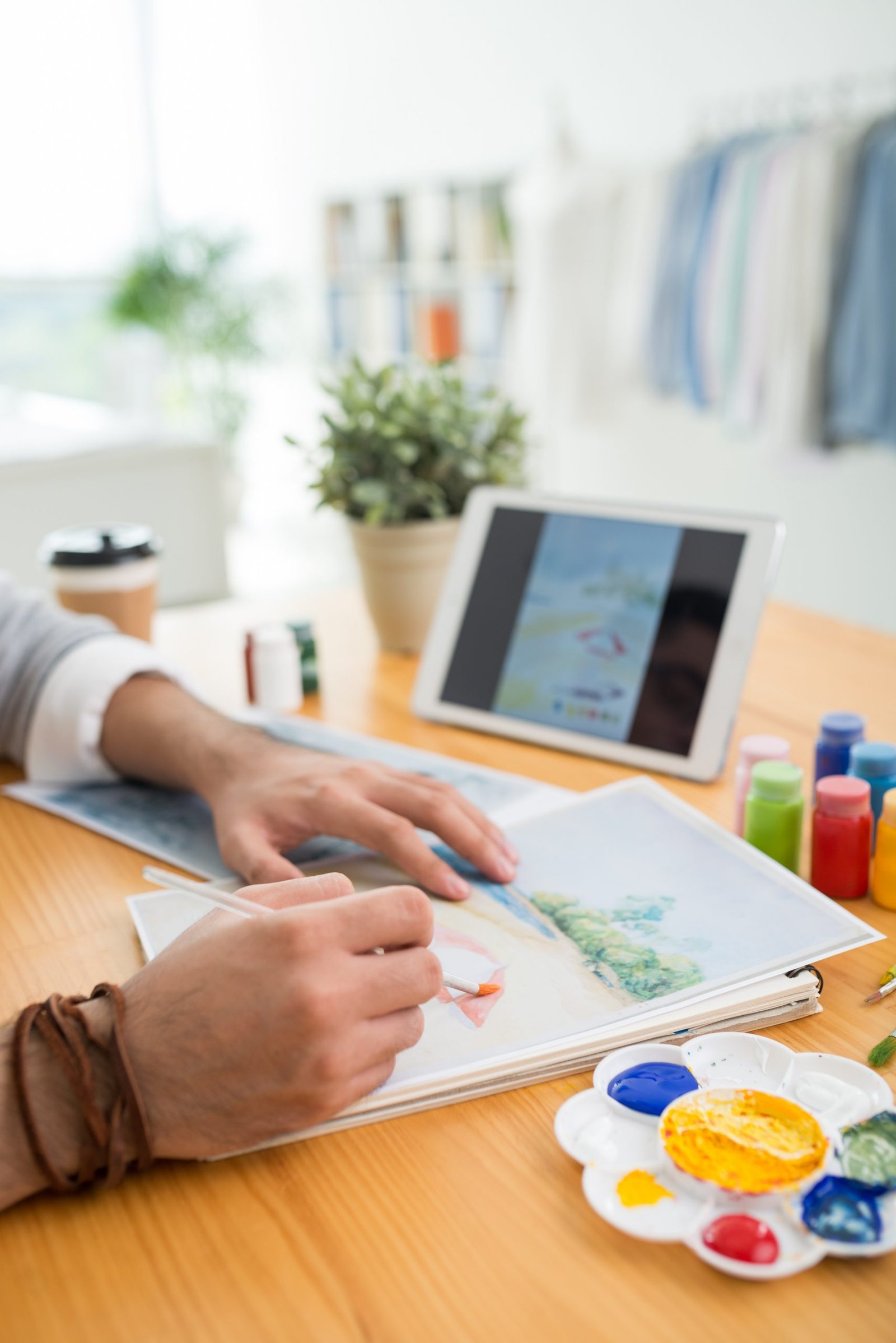 Drawing landscape